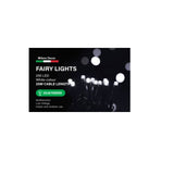 Milano Decor Solar Powered Outdoor Fairy Lights - White - 200 Lights