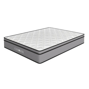 Chiro Lux Cooling Latex Foam Pocket Spring Mattress 5 Zone Medium Firmness 34cm - King Single