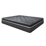 Cloud Zone Double Layer Euro Top Pocket Spring Mattress Plush Medium Firm 34cm - King Single