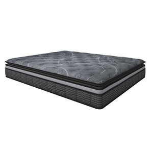 Cloud Zone Double Layer Euro Top Pocket Spring Mattress Plush Medium Firm 34cm - Double