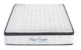 Ergopedic Mattress 5 Zone Latex Pocket Spring Mattress In A Box 30cm - King Single - White  Grey  Black