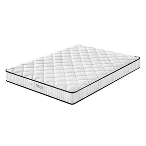 Comforpedic Mattress 5 Zone Medium Support Foam Bonnell Spring 21CM - Double - White  Black