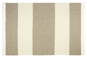 Brighton Throw - 100% NZ Wool -  Stone