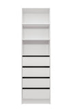 MALMO THREE SHELF/FOUR DRAWER WALK IN WARDROBE - VJ PANEL