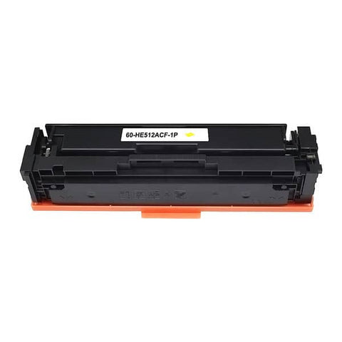 HP Compatible Non Genuine Yellow Premium Generic Toner Replacement for CF512A #204A