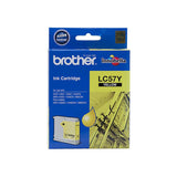 Brother LC-57Y Yellow Ink FAX-2480C, DCP-130C/330C/540CN/350C, MFC-240C/440CN/3360C/5460CN/5860CN/665CW/465CN/685CW/885CW- up to 400 pages