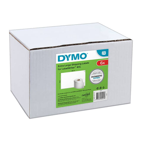 DYMO LW Shipping Label 104x159mm Pack of 6