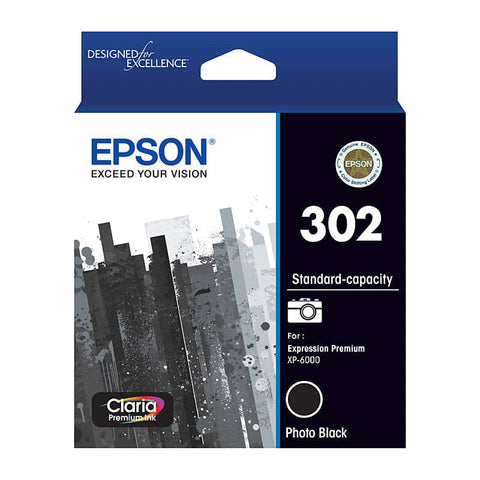 EPSON 302 Photo Black Ink Cartridge