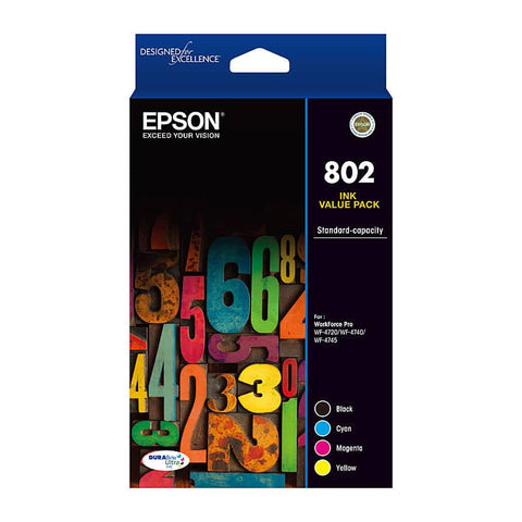 EPSON 802 CMYK Colour Pack