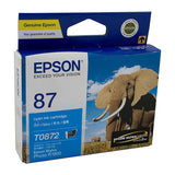 EPSON T0872 Cyan Ink Cartridge