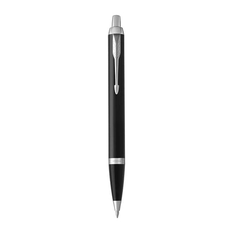 PARKER IM Black ChrTrm Ball Pen Md Blu