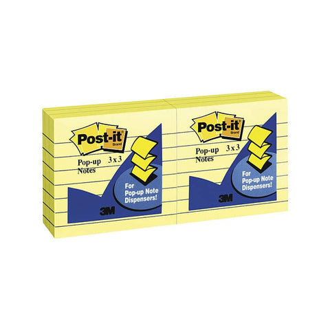 POST-IT P/Up R335-YL Yellow 73X73 Pack of 6