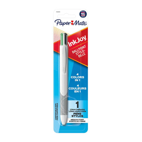 PAPER MATE Inkjoy Quatro Ball Pen BusCol Box of 6