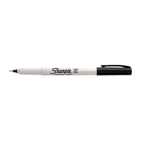 SHARPIE Ultra Fine Point Permanent Marker Black Box of 12