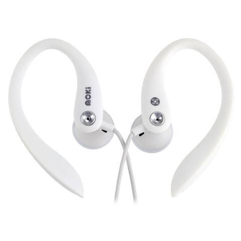 MOKI Sports Earphones White