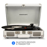 CROSLEY Crosley Cruiser White Sands - Bluetooth Portable Turntable