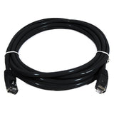 8WARE Cat6a UTP Ethernet Cable 1m Snagless Black