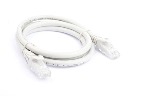 8WARE Cat6a UTP Ethernet Cable 1m Snagless Grey