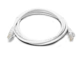 8WARE Cat6a UTP Ethernet Cable 1m Snagless White