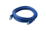 8WARE Cat6a UTP Ethernet Cable 3m Snagless Blue