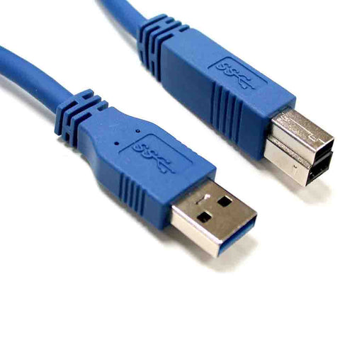 8WARE USB 3.0 Cable 3m A to B Male to Male Blue