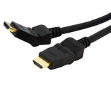 ASTROTEK HDMI Cable 2m - v1.4 19 pins Type A Male to Male 180 Degree Swivel Type 30AWG Gold Plated Nylon sleeve RoHS CBAT-HDMI-MM-2 CBHDMI-2MHS