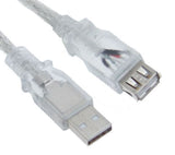 ASTROTEK USB 2.0 Extension Cable 3m - Type A Male to Type A Female Transparent Colour RoHS CBAT-USB2-AA-5M