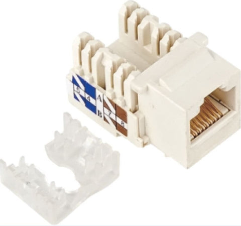 ASTROTEK CAT5e UTP Network Keystone Jack for Socket kit 10ps per pack Poly Bag White LS