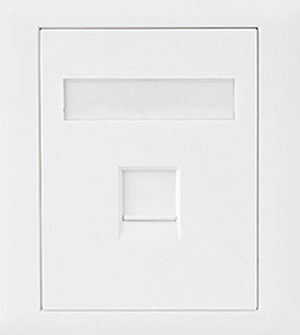 ASTROTEK CAT6 RJ45 Network Wall Face Plate Outlets 86x86mm 1 Port Socket Kit