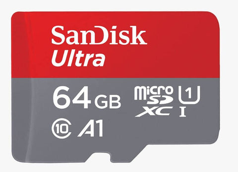 SANDISK 64GB Ultra microSD SDHC SDXC UHS-I Memory Card 120MB/s Full HD Class 10 Speed Google Play Store App for Android Smartphone Tablet