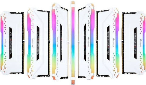 CORSAIR Vengeance RGB PRO 16GB (2x8GB) DDR4 3600MHz C18 18-19-19-39 White Desktop Gaming Memory Intel XMP2.0 AMD Ryzen