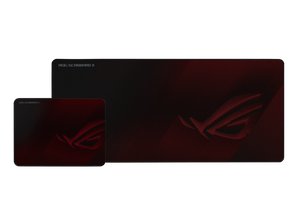 ASUS ROG SCABBARD II Gaming Mouse Pad, Medium 360x260mm + Extended 900x400mm Size, Water/Oil/Dust Respellent, Anti-Fray, Soft Cloth With Rubber Base