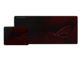 ASUS ROG SCABBARD II Gaming Mouse Pad, Medium 360x260mm + Extended 900x400mm Size, Water/Oil/Dust Respellent, Anti-Fray, Soft Cloth With Rubber Base