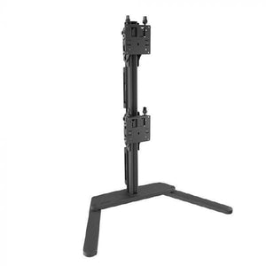 Atdec AWMS-2-BT75-FS Freestanding heavy duty dual vertical monitor mount