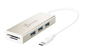 J5create JCH347 USB-C 3-port USB-A HUB with SD & Micro SD card reader