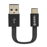 MOKI Pocket Type-C SynCharge Cable - 10cm/4"