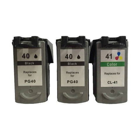 Remanufactured Value Pack (2 x PG40 Black & 1 x CL41 Colour)