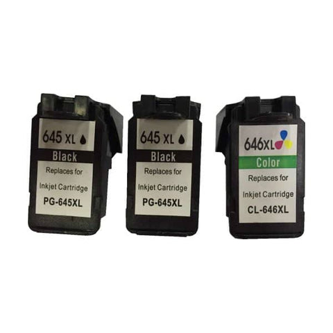 Remanufactured Value Pack (2 x PG645XL Black & 1 x CL646XL Colour)