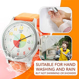 Analog Watches for Kids Telling Time Teaching Tool (Great for Boys and Girls Ages 5-15) - Orange