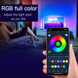 Music Sync RGB Smart LED Light Lamp with IR Remote and Smart APP Control for TV and Gaming