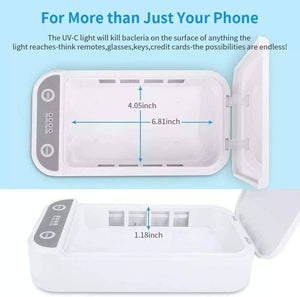 UV Portable Box for Smart Phone Sterilizer Disinfector and USB Charging for iOS and Android