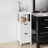 Freestanding Cabinet with 2 Drawers and Shelf for Bathroom