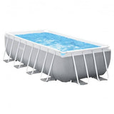 INTEX 4.88MX2.44MX1.07M PRISM FRAME RECTANGULAR POOL SET