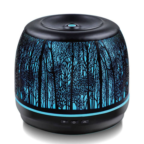 activiva 500ml Metal Essential Oil and Aroma Diffuser-Black