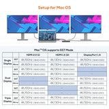 mbeat 15-in-1 Triple Display USB-C Dock (2 x HDMI & 1 x Display Port)