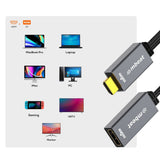 mbeat Tough Link HDMI to DisplayPort Adapter with USB Power