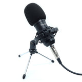 Recording Mic Kit Podcast Microphone Mixer Sound Card Shock Mount Metal Case V15PRO