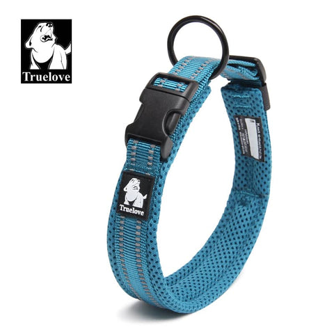 Heavy Duty Reflective Collar Blue XS