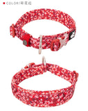 Floral Collar Poppy Red XS