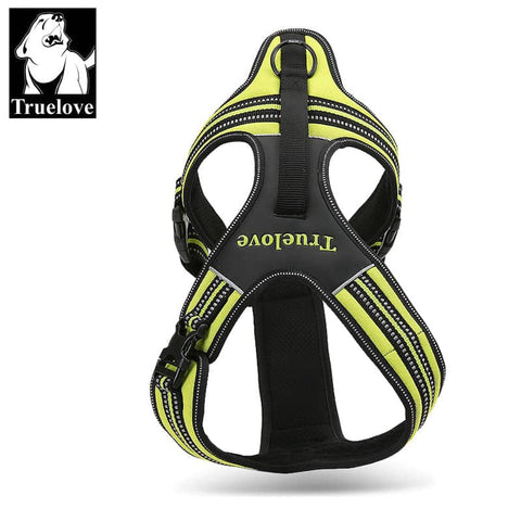 Reflective Heavy Duty Harness Neon Yellow L